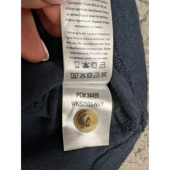 Faherty Navy Short Sleeve Tee - Picture 9 of 10